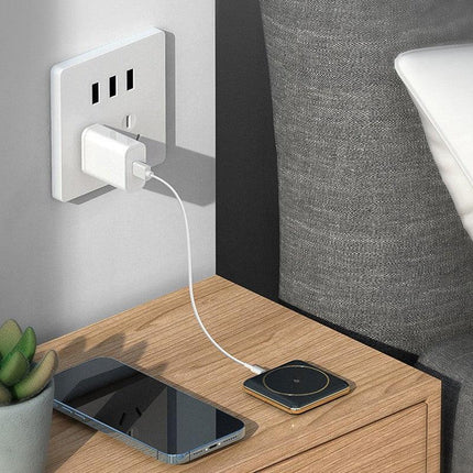 10000mAh Portable mini Qi Fast Charger Magnetic Wireless Power Bank Charger Slim - Aimall