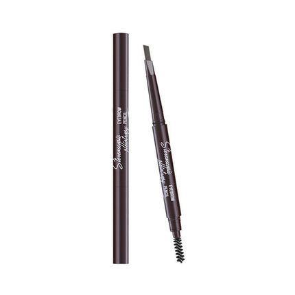 Eyebrow Pencil Dual-Ended Waterproof Retractable Slant Eye Makeup Cosmetic Tool - Aimall