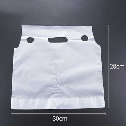 500PCS 1/2 Cup Take Out Bags Cup Carrier Clear Handle Drink Carrier Plastic Bags - Aimall