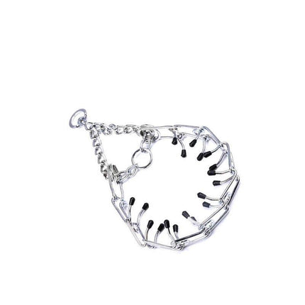 S-XL Collar Choke Steel Metal Chain Dog Training Adjustable Necklace Sliver - Aimall