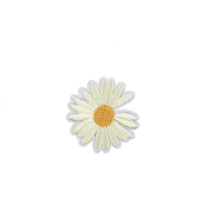 Embroidered Daisy Patches for Clothing Repairing and Crafts - Aimall