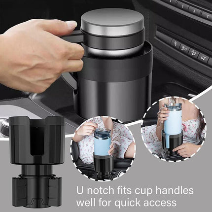 Car Cup Holder Expander Adapter for Bottles & Big Drinks Stable Fit for Car Auto - Aimall