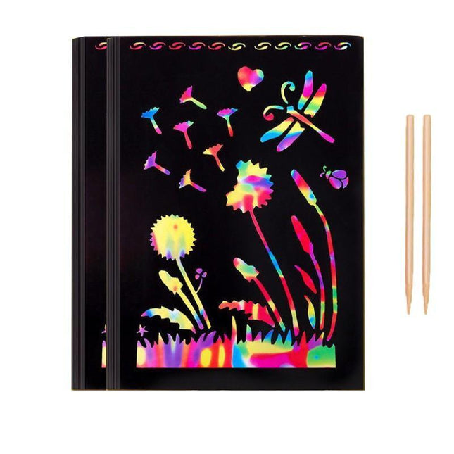 Scratch Paper DIY Sketch bamboo pen - Aimall