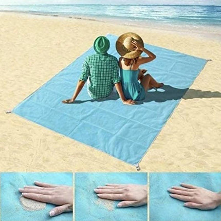 Sand Free Beach Mat Blanket Sand Proof Magic Sandless Sand Dirt & Dust Disappear - Aimall