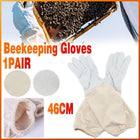 Goatskin Protective Bee Keeping & Vented Long Sleeve Beekeeping Gloves - Aimall
