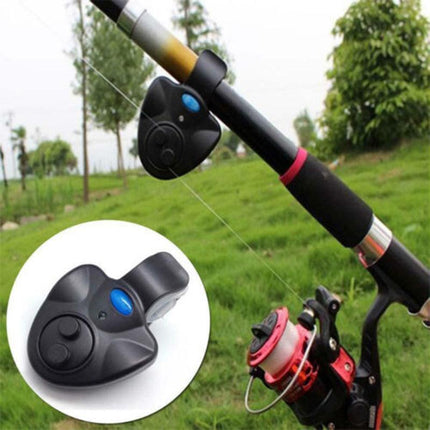 4PCS Electronic Fish Bite Sound Alarm LED Light Alert Bell Clip-On Fishing Rod - Aimall