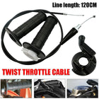 Twist Throttle Housing Hand Grip+120CM Cable 110cc 250cc PIT PRO Quad Dirt Bike - Aimall