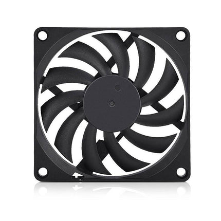 2PCS 12V 8010 DC Fan 2 Pin Brushless for PC Computer Hydroponics Cooling AUStock - Aimall