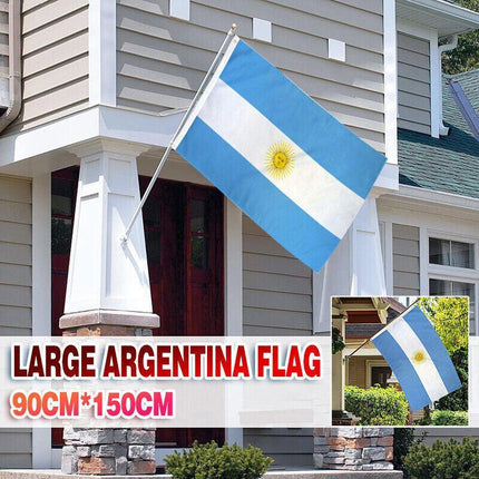 150 x 90cm Large Argentina Flag Argentine Argentinian National Outdoor Festival - Aimall