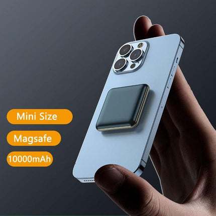 10000mAh Portable mini Qi Fast Charger Magnetic Wireless Power Bank Charger Slim - Aimall