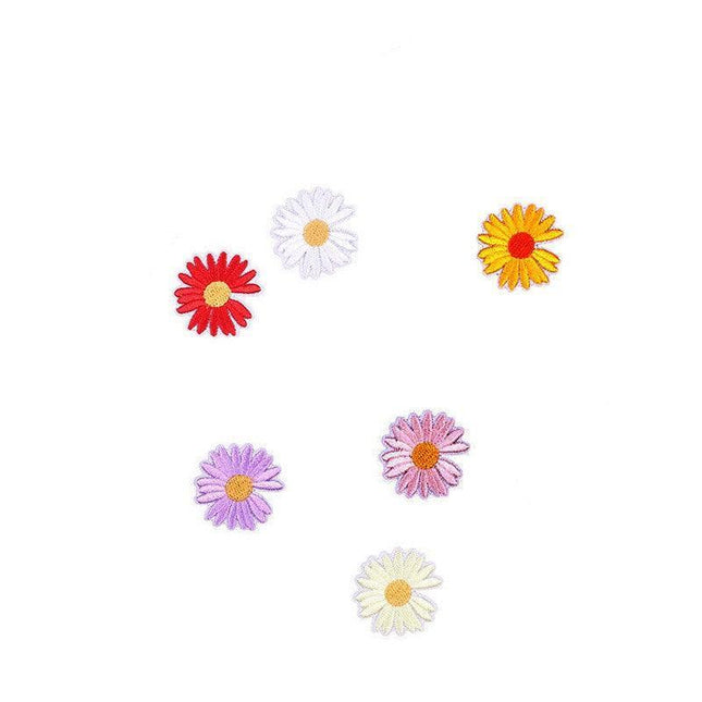 Embroidered Daisy Patches for Clothing Repairing and Crafts - Aimall