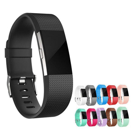 S Size Silicone Watch Wrist Sports Strap For Fitbit Charge Band Wristband Replacement - Aimall