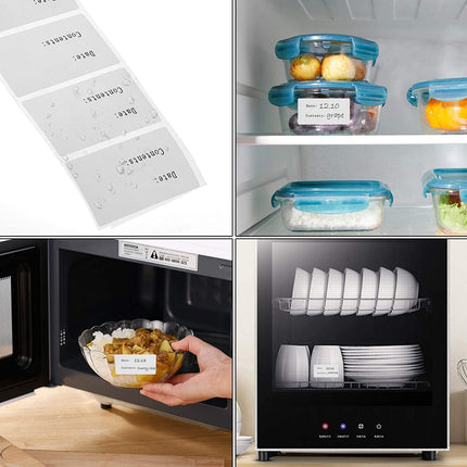 500PCS Kitchen Stickers Refrigerator Freezer Food Storage Date Content Labels - Aimall