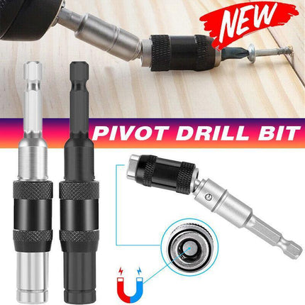 Magnetic Pivot Drill Bit Holder Steel Impact Pivoting Swivel Screw Drill Bits - Aimall