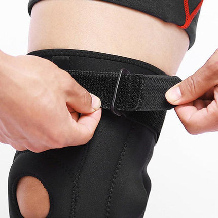 Adjustable Double Metal and Hinged Knee Brace Support Protection Arthritis Sport - Aimall