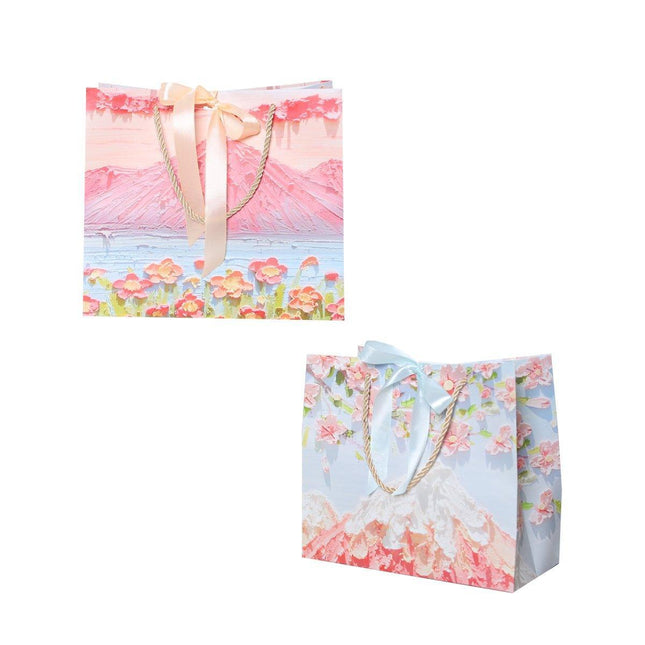50PCS Cloud Mountain Petals Cream Wind Stereo Oil Painting Paper for Gift Wrapping