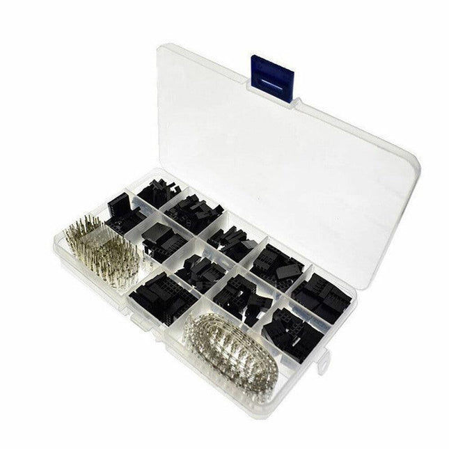 620x Male Jumper Pin Dupont Pin Crimp Wire Housing Kit Header Female Connector - Aimall