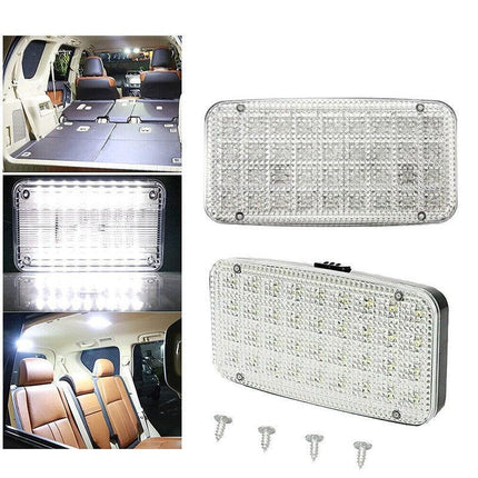 12V 36LED CARAVAN BOAT TRUCK CAR INTERIOR ROOF CEILING DOME CABIN LIGHT DURABLE - Aimall