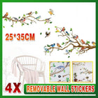 130*65CM Removable Wall Stickers Birds on Tree Branch Wall Decor Decal Home - Aimall