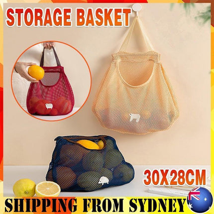 Vegetable Onion Potato Hanging Bag Kitchen Garlic Ginger Mesh Storage Bag - Aimall