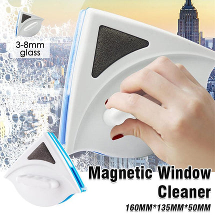 Double Sided Magnetic Window Cleaner Glazed Window Glass Wiper Clean Brush Tools - Aimall