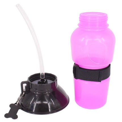 500ML Dog Cat Water Drinking Bottle Detachable Travel Cup Portable Pet Feeder - Aimall