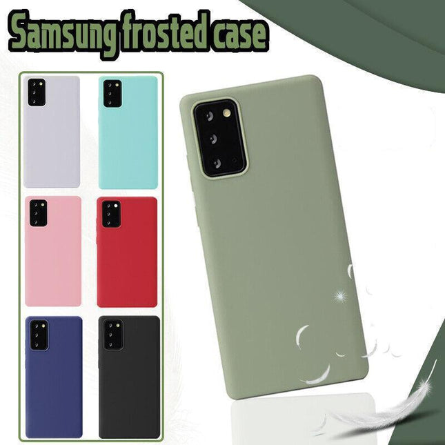 Black Shockproof Cover Slim Case for Samsung S21 S10 S20 Plus Ultra FE Note20 - Aimall