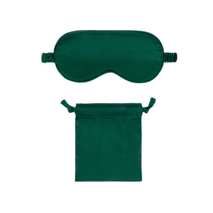 Pure Soft Silk EyeShade Blindfold Sleep Eye Mask Cover Light Shade Travel Relax - Aimall