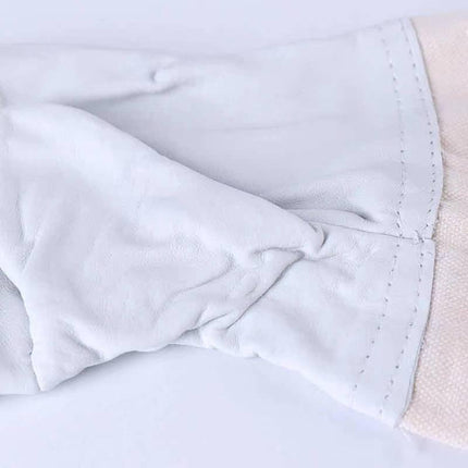 Goatskin Protective Bee Keeping & Vented Long Sleeve Beekeeping Gloves - Aimall