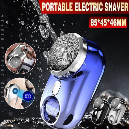 LCD Rechargeable Portable Electric Shaver Mini-Shave For Man Razor Business - Aimall