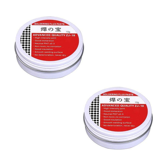 2X 10G Soldering Flux Paste Pcb Rosin Welding Diy High Intensity Solder Zj-18 - Aimall