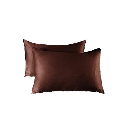 2X Satin Pillow Case Bedroom Pillowcase Cushion Covers Home Decor Luxury Slip - Aimall