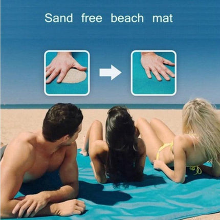 Sand Free Beach Mat Blanket Sand Proof Magic Sandless Sand Dirt & Dust Disappear - Aimall