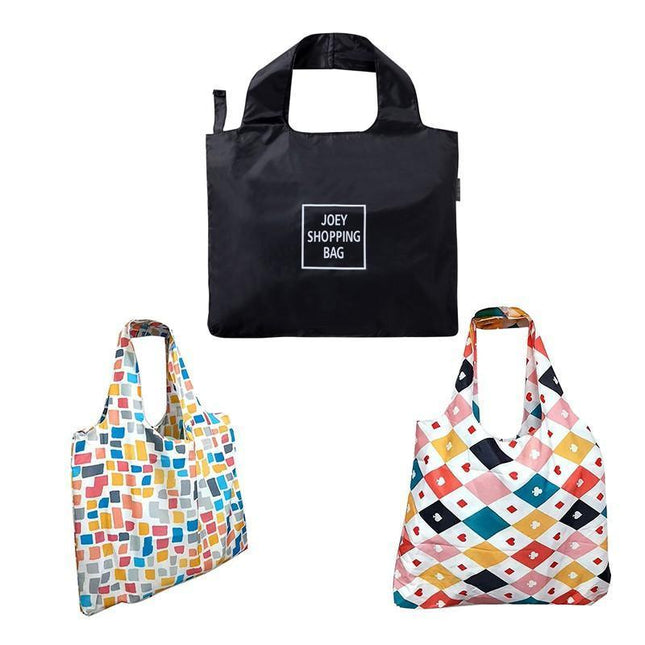 Foldable Shopping Bag Travel One-shoulder Bag Portable Storage Bag Waterproof - Aimall