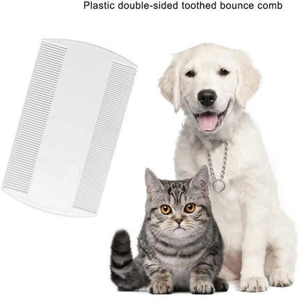 3 X Lice Comb Flea Double Sided Nit Beauty Salon Hair Head Lice Best Plastic - Aimall