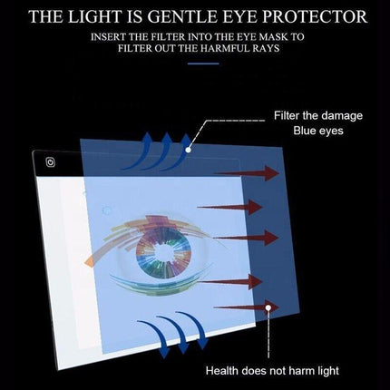 A3 LED Light Copy Tracing Art Tattoo Box Stencil Board Drawing Design Table Pad - Aimall