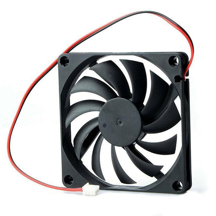 2PCS 12V 8010 DC Fan 2 Pin Brushless for PC Computer Hydroponics Cooling AUStock - Aimall