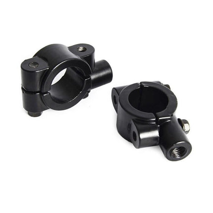 8mm Universal Motorcycle Handle Bar Mirror Mount Holder Clamp Adaptor 7/8“ - Aimall