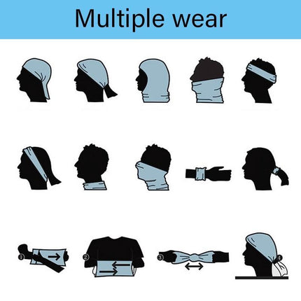 Winter Warm Fleece Snood Scarf Neck Warmer Beanie Hat Ski Balaclava Men Women - Aimall