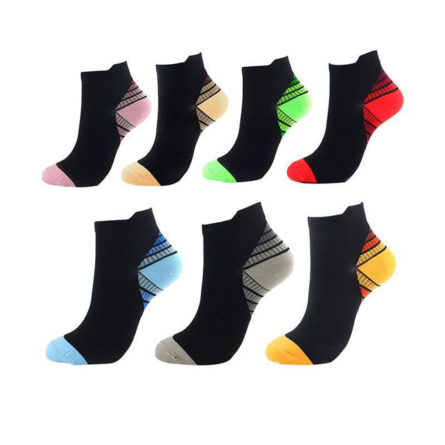 Plantar Fasciitis Compression Socks Foot Sleeve Ankle Support Brace Achy 6 Pairs L/XL - Aimall