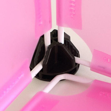 20PCS Wire Storage Cube Plastic Connectors Mesh Snap Plastic Push Grid - Aimall