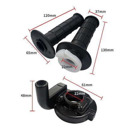 Twist Throttle Housing Hand Grip+120CM Cable 110cc 250cc PIT PRO Quad Dirt Bike - Aimall