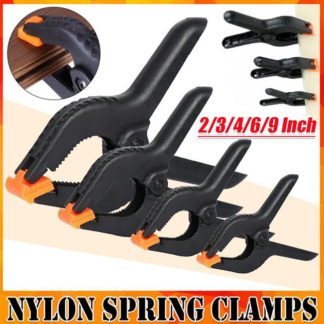Nylon Spring Clamps Quick DIY Tools Grip Plastic Clips Photography Woodworking - Aimall