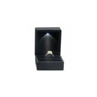 LED Lighted Jewelry Pendant Box Case Jewellery Display Gift Storage - Aimall