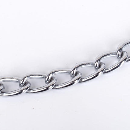 120CM Pet Dog Puppy Metal Chain Lead With Soft Padded Handle Leash Heavy Duty - Aimall