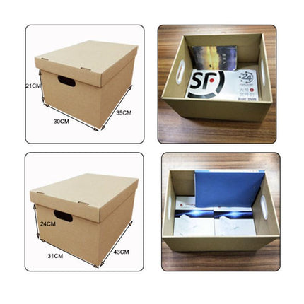 5PCS File Paper Storage Box Storage Holder Office Sundries Storage Organizer - Aimall