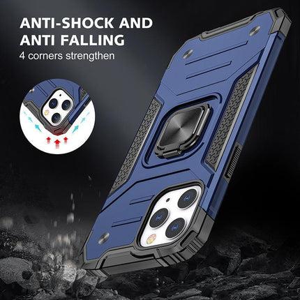 Blue Case For iPhone 13 12 11 Pro Max XR X XS 7 8 PLUS Shockproof Rugged Cover - Aimall