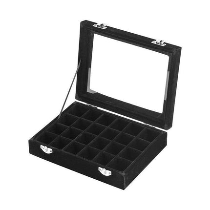 Velvet Earring Jewelry Display Hanger Organizer Box Holder Storage Case AU Stock - Aimall
