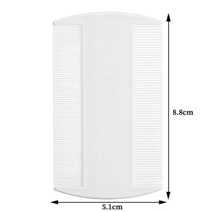 3 X Lice Comb Flea Double Sided Nit Beauty Salon Hair Head Lice Best Plastic - Aimall