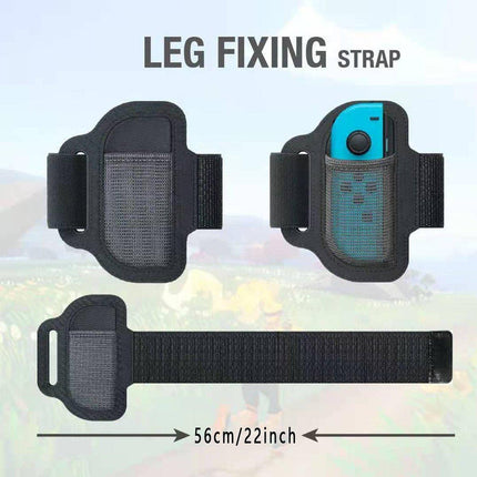 5pcs Adjustable Elastic Leg Straps for Switch Sports Game Accessories Fitness